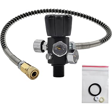 Adaptateur ASA Pour CO2 Et Air Comprimé – Raccord Rapide 8mm, Pression 3000 Psi – Pour Paintball Et Plongée