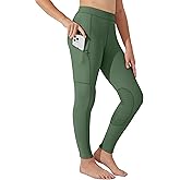 Willit Girls Horse Riding Pants Tights Kids Equestrian Breeches Knee-Patch Youth Schooling Tights Zipper Pockets