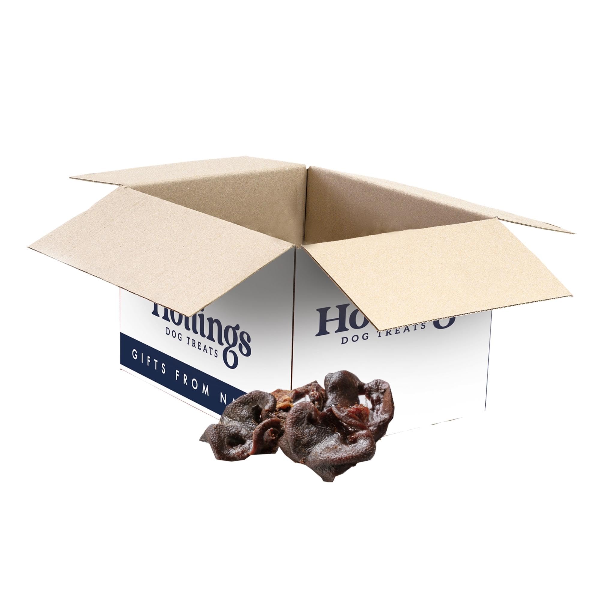 Hollings Pig Snouts Dog Treats, 100% Natural Air Dried Crunchy Chews for Adult Dogs, Grain Free & High in Protein (2kg Loose)