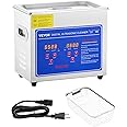 VEVOR Ultraschallreiniger mit digitalem Timer und Heizung, professioneller Ultraschallschmuckreiniger, beheizte Edelstahl-Rei