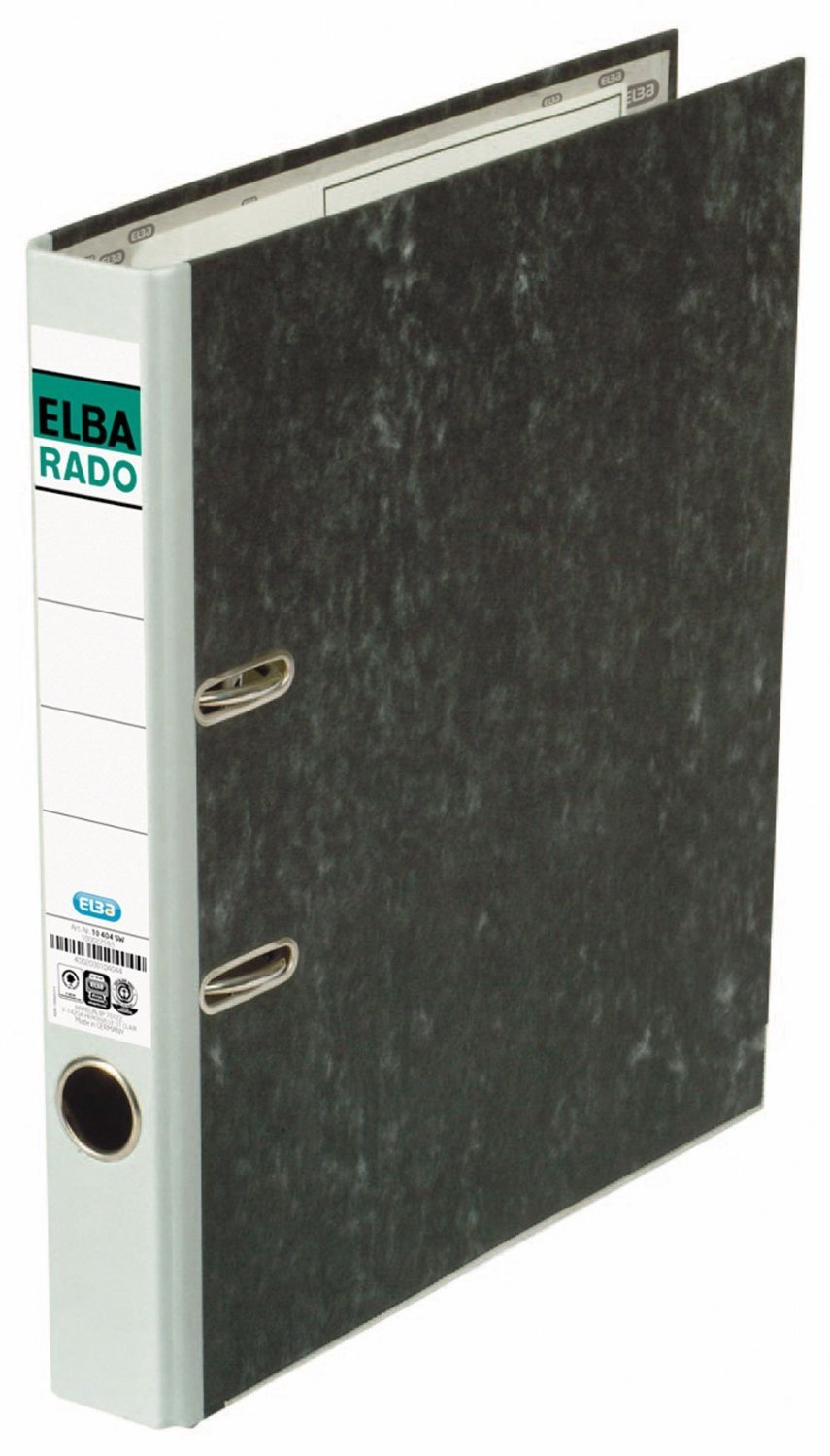 Elba Rado Ring Binder/Folder, Clouded Marble A4, Narrow (1 Item) Grey — image 1