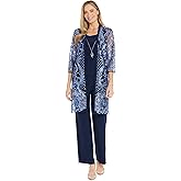 R&M Richards Womens Threaded Charm Sequin Set