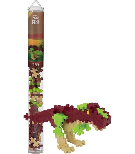 Plus-Plus 4375 Tubo De 100 Bloques De Dragón De Fuego – Juguete De Construcción Creativo Para Niños +5 Años – Hecho En Dinamarca