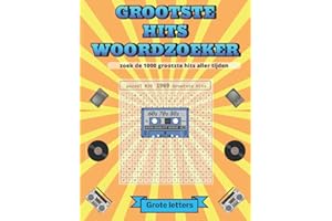 Grootste Hits Woordzoeker zoek de 1000 grootste hits aller tijden: Uren puzzel plezier met deze woordzoeker (grote letters) vol hits. Het zoeken naar ... terug uit vervlogen tijden! (Dutch Edition)