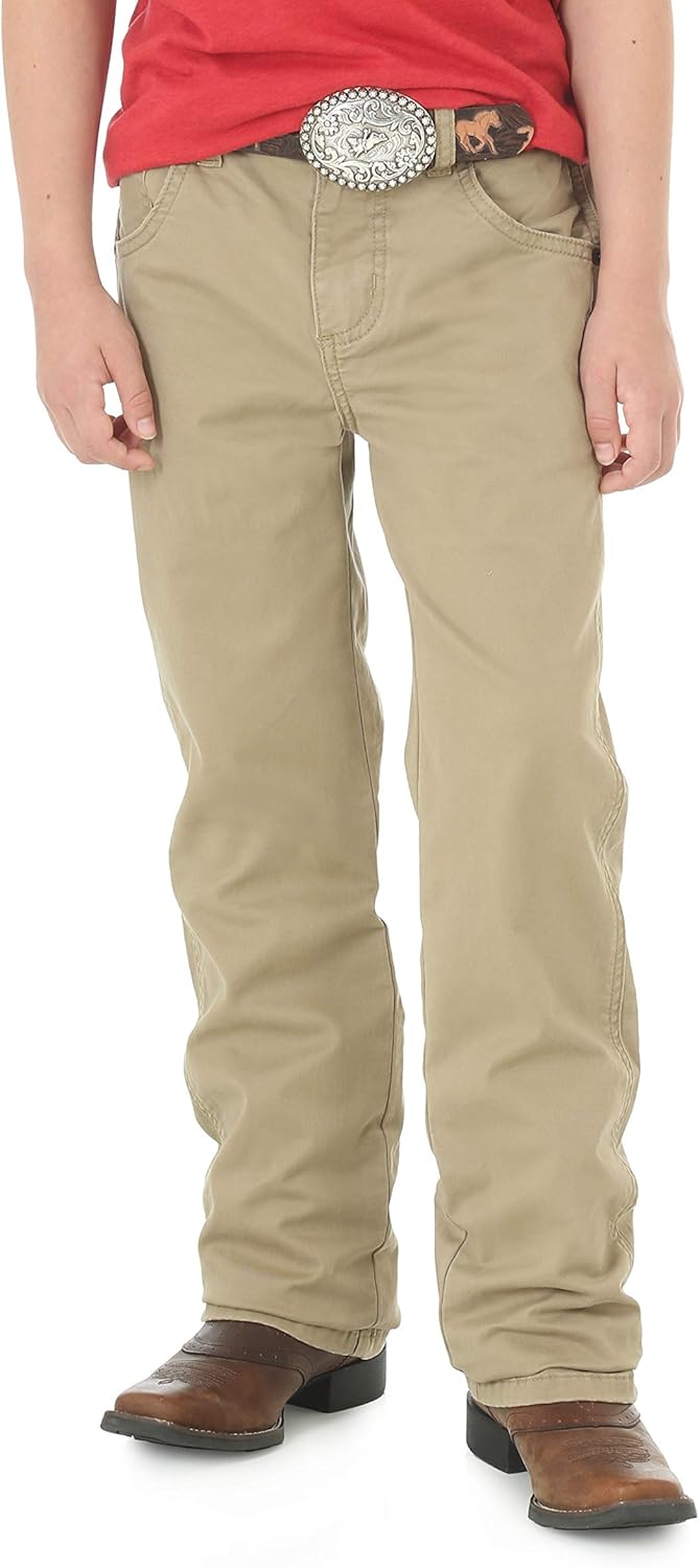 Wrangler Authentics Boys' Retro Slim Fit Straight Leg Jean: Clothing