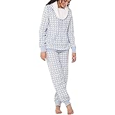 PajamaGram Womens Pajama Sets - Cozy Pajamas For Women, Shearling Rollneck