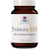 Ayush Herbs Probiotic 100B, Natural Ayurvedic Herbal Daily Probiotic Supplement, 60 Capsules
