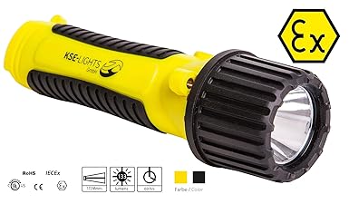 KSE-LIGHTS GmbH -8800ge - LED-Handlampe mit ATEX 1G-Zulassung, Gelb