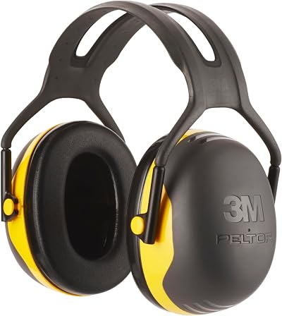 3M Peltor X2AC1 X2 Earmuff Hearing Protection 31 dB 94-105 dB Black Yellow