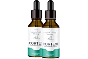 FEELGO 2 Pack - Cortexi Ear Drops - Cortexi Hearing Support Drops, Cortexi Ear Drops - Official Formula, Cortexi Drops, Cortexi Reviews - for Ear Health, Hearing Support, Healthy Eardrum, for 60 Days