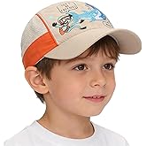 LLmoway Breathable Kids Sun Protection Ball Cap Quick Dry UPF50 Lightweight Mesh Sports Hats for Boys Summer Running Beach