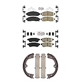 Transit Auto Front Rear Ceramic Disc Brake Pads Kit