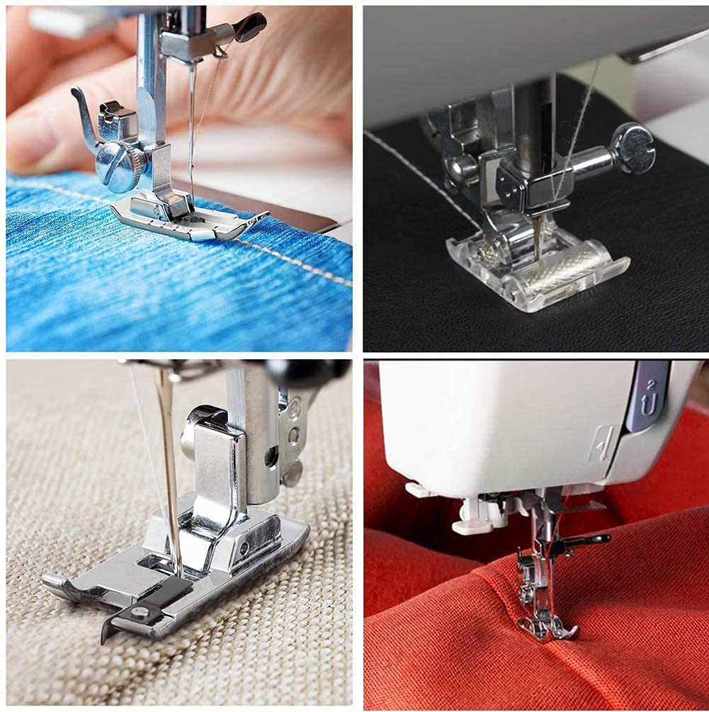 13Pcs Presser Feet Set for Household Sewing Machine Brother Singer Janome Toyota...