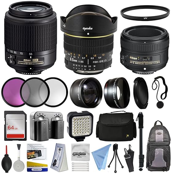 Ultimate Lens Accessories Bundle with 55200mm Lens Amazon.co.uk