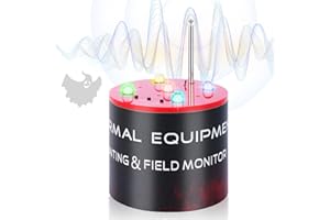 BWOU Ghost Hunting Tool, Paranormal Equipment Tool, EMF Detector with Enhanced Sensitivity and Temperature Deviation Detection for Professional Paranormal Investigations