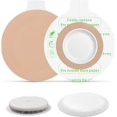 35Pcs Libre Sensor Covers Waterproof Lingo CGM Patches, with Hardshells | 15-Day Long Stay Latex-free &amp; Hypoallergenic, One-hand Apply Tab, Freestyle Glucose Monitor Sensor Patches,Beige