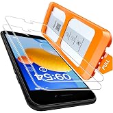TOCOL for iPhone SE3 SE2 8 7 6s 6 Screen Protector, Easy Installation | Bubble-Free, 9H+ Tempered Glass, 8FT Military Grade Shatterproof, Anti-Scratch, Case Friendly HD Clear 4.7" 2 Pack