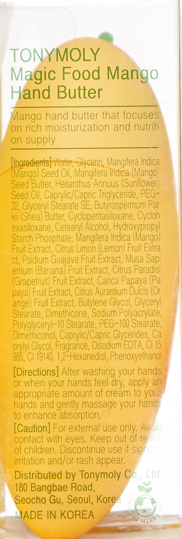 TONYMOLY Magic Food Mango Hand Butter, 1.5 Fl Oz