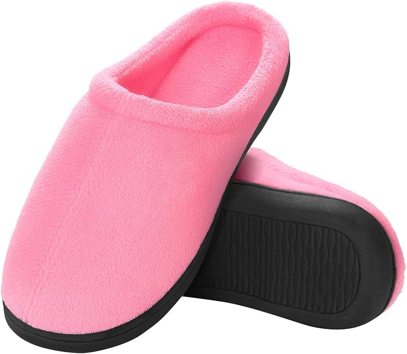 Phichy Memory Foam Slippers for Women, Arch Support House Shoes with Anti-Skid Sole Durable for 