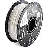 HATCHBOX 3D PLA-1KG1.75-WHT PLA 3D Printer Filament, Dimensional Accuracy +/- 0.05 mm, 1 kg Spool, 1.75 mm, White