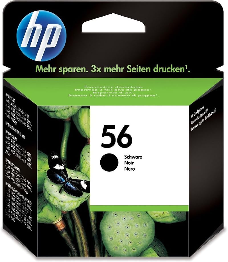 HP 56 Black Ink Cartridge C6656AE Original for PSC 2100 2200 1310
