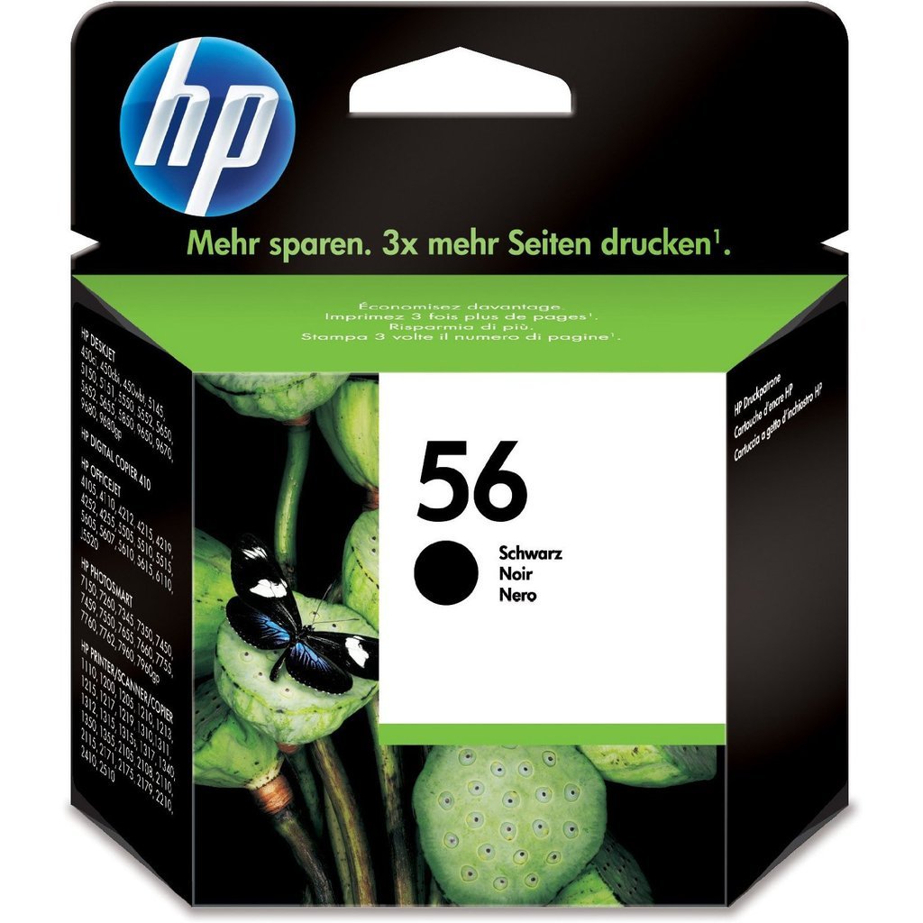 HP 56 Black Ink Cartridge C6656AE Original PSC 2100 2200 1310