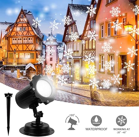 Proiettore Luci Di Natale Amazon.Proiettore A Luce Di Fiocco Di Neve Proiettore Di Luci Di Natale A Led Proiettore Decorativo Per Interni Ed Esterni A Soffitto Impermeabile Luci Natalizie Per Natale Decorazioni Di Nozze Amazon It Illuminazione