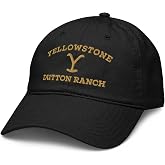 Yellowstone Dutton Ranch Embroidered Logo Adjustable Baseball Hat