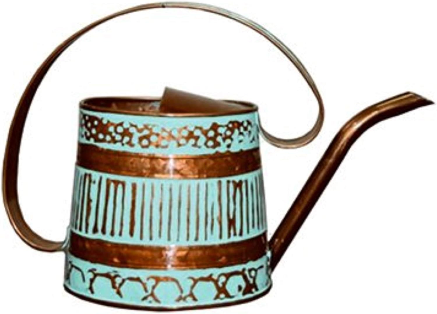 Robert Allen MPT01508 Danbury Watering Can.5 Gallon, Teal/Copper : Garden & Outdoor