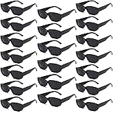 YQVIE 20 Pack Small Rectangle Sunglasses Bulk for Women Men Trendy Square Party Glasses