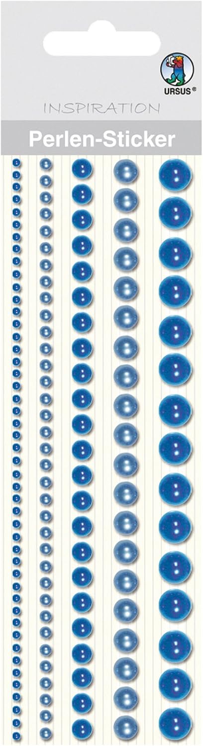 Ursus 75010001 Beads Sticker, Blue