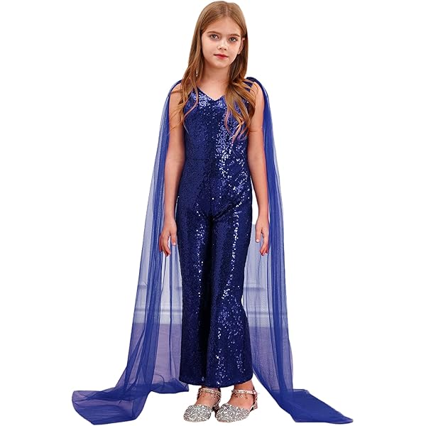 Amazon.com: RUNQHUI Kids Girls Sparkly Full Sequin Long