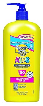Banana Boat Kids Spf 50 Family Size Sunscreen Lotion, 12-Fluid Ounce