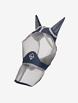 LeMieux Armour Shield Fly Mask Navy with Bamboo Lining – L Size view 2