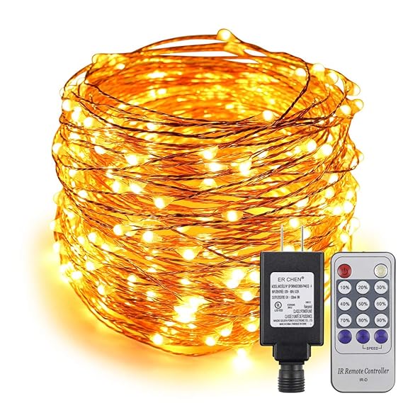 ER CHEN 100ft Led String Lights,300 Led Starry Lights on 30M Copper