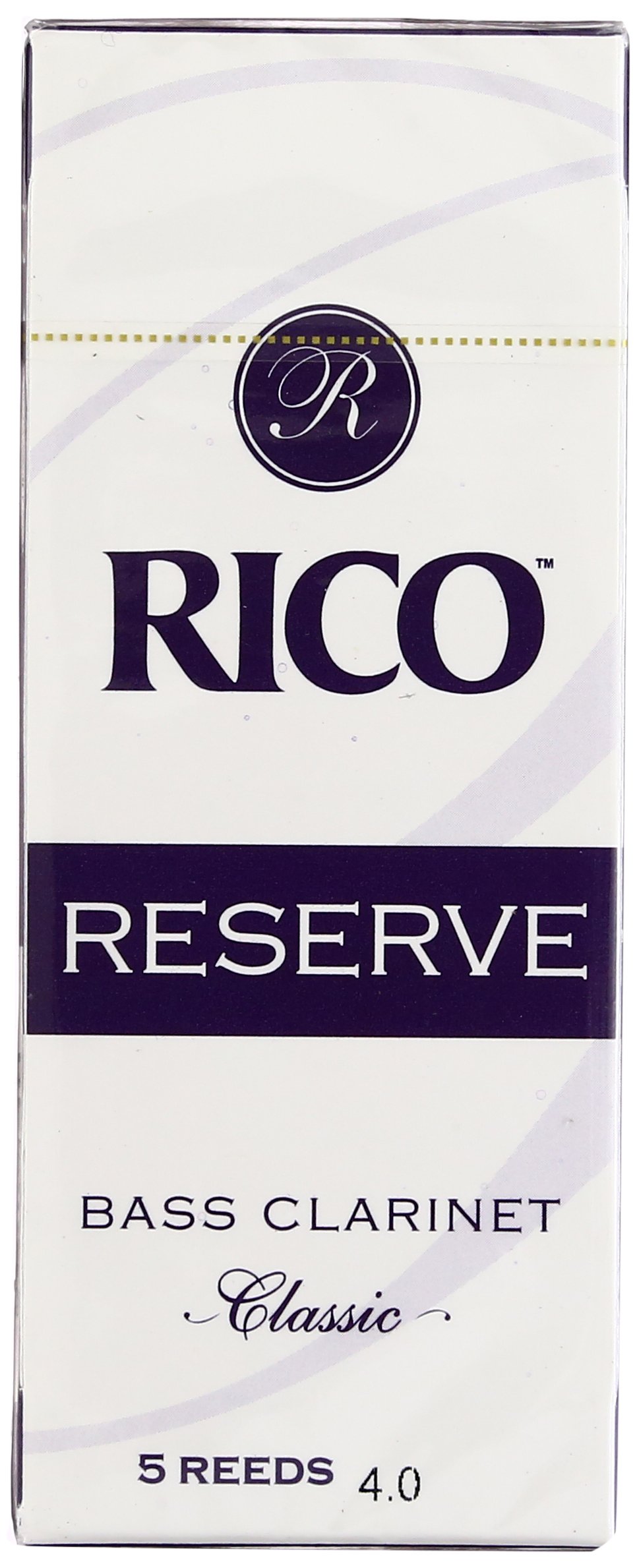 Rico Reserve Classic 4.0 Strength Reeds for Bass Clarinet (Pack of 5)