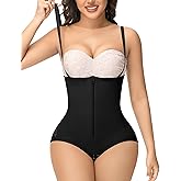 SHAPSHE Fajas Colombianas Moldeadoras Stage 2 High Compression Body Shaper Seamless Butt Lifting Shapewear with Zipper