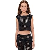 LE BOP Women's Eyelet Odette Top