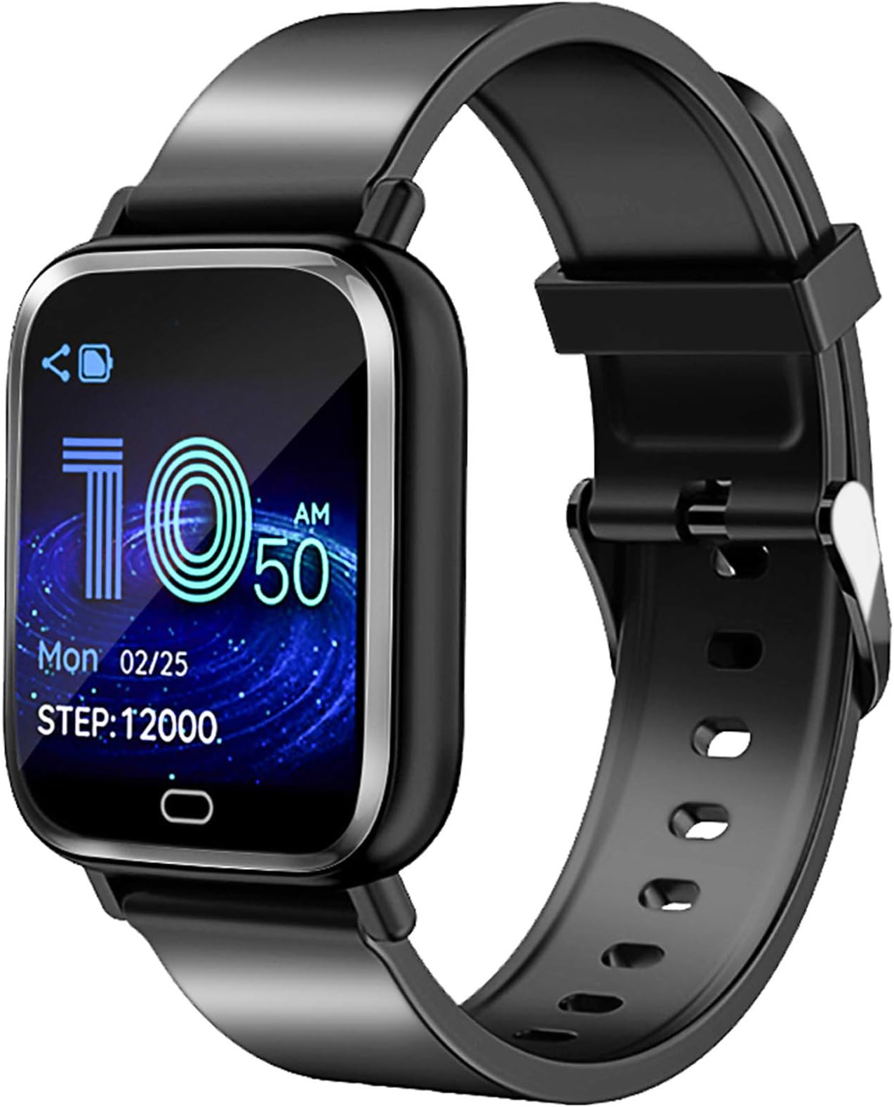 Smart Watch,Fitness Tracker Watch with Heart Rate Monitor Message&Call Sync Reminder Waterproof Sport Pedometer Activity Tracker Smartwatch for Men Women Kid Compatible iOS Android Phone
