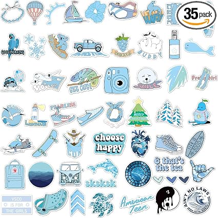 Amazon Com Vsco Teen Girl Stickers For Hydro Flask Water Bottle