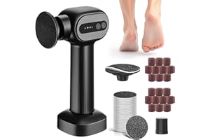 Electric Callus Remover for Feet and Files Nails,Pedicure Foot Grater,Professional Electric Foot File Tool, 6 Adjustable Spee