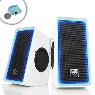 SonaVERSE O2i Glowing PC Gaming Speakers with USB Guyana Ubuy - Main Image