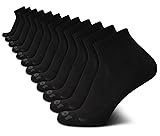 AND1 Men's Quarter Socks - 12 Pack Cushioned