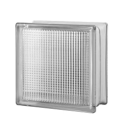 Seves Glass Block 8 x 8 x 4 Light Diffusing Glass