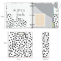 3 Ring Binder Organizer, 2 Inch Three Ring Binders