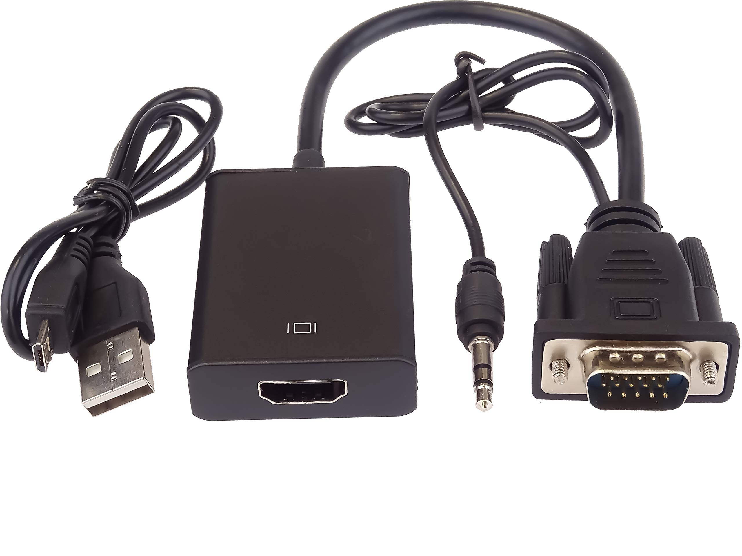 PremiumCord VGA + Audio Converter for HDMI Full HD 1080p, Laptop to Monitor Connector
