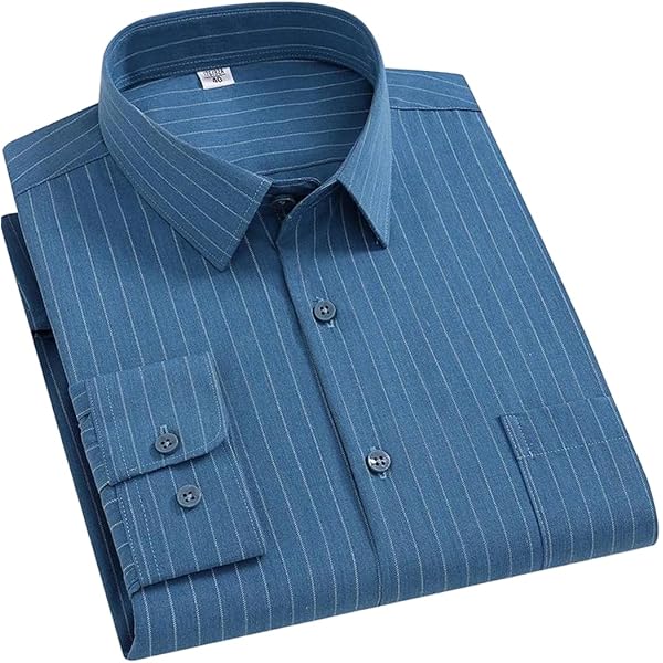 Chemise Homme Roundtree & Yorke à Manches Longues - Taille L, 100% Coton Rayé Multicolore - Occasion Très Bon état