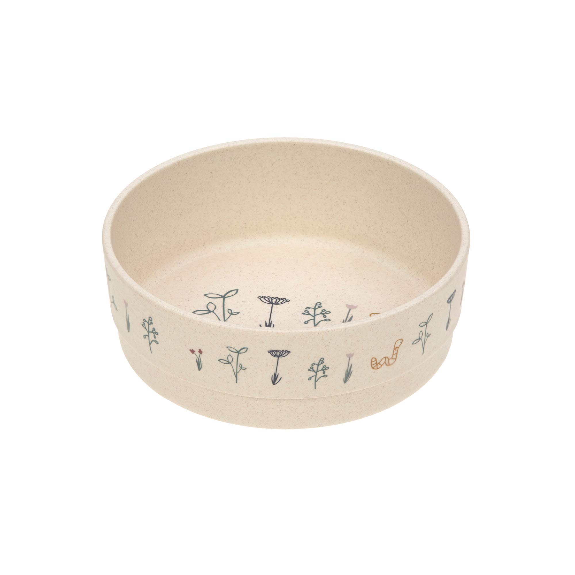 LÄSSIG Children's Bowl Melamine BPA for Dishwasher and Microwave/Garden Explorer Multi-Coloured