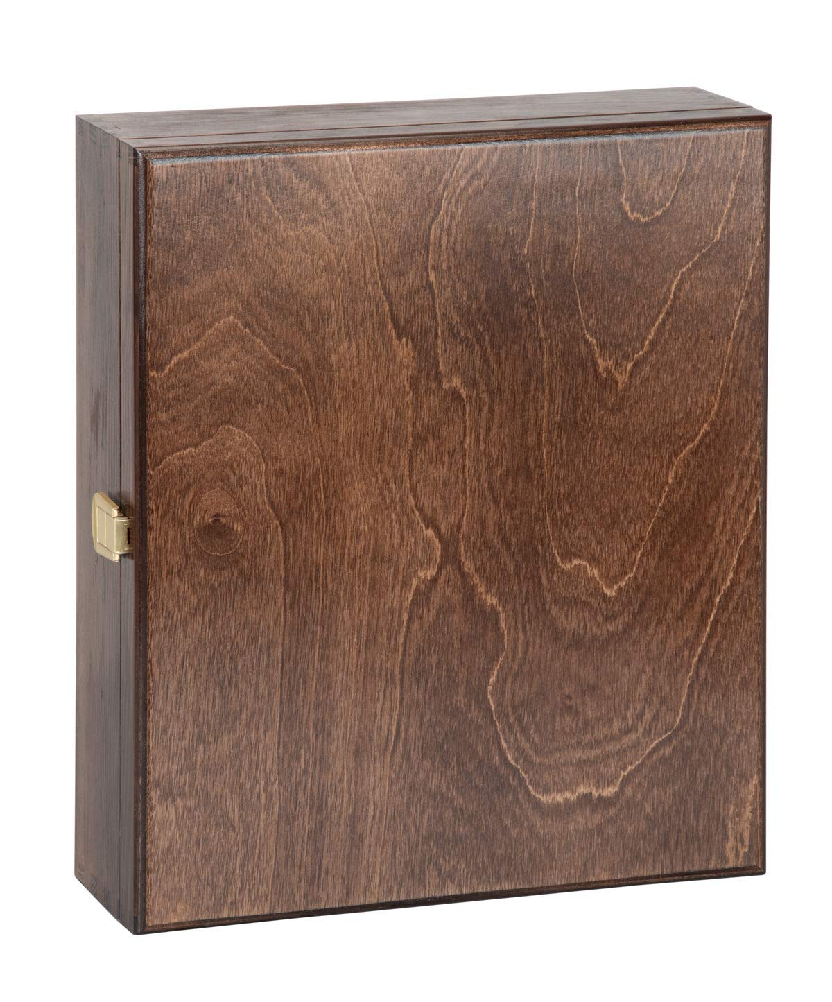 Triple Bottle, Wooden Gift Box for Wine, Champagne or Whisky (Brown) Wine NOT Included