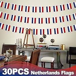 Netherlands Dutch String Flag Pennant Banner, Small